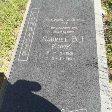 CONRADIE Gabriël B.J. 1931-1991