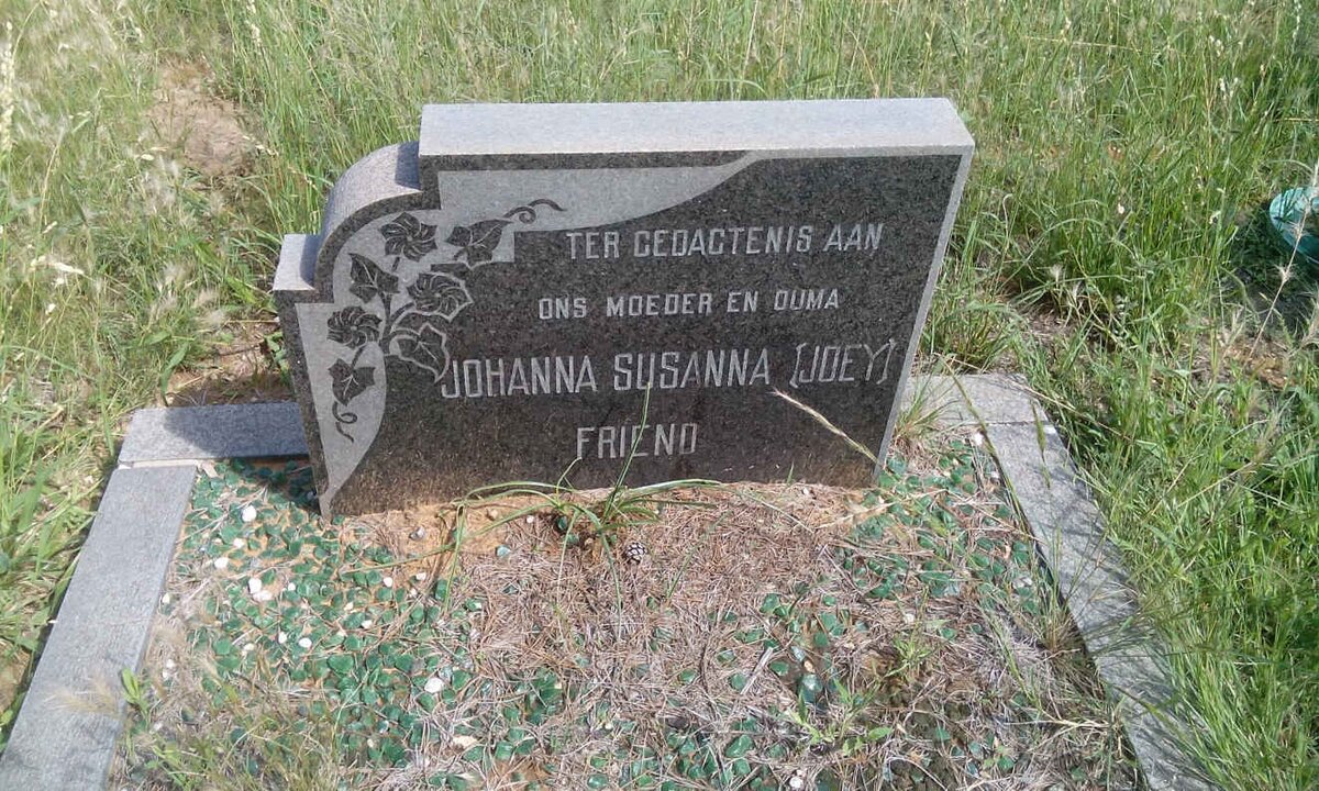 FRIEND Johanna Susanna