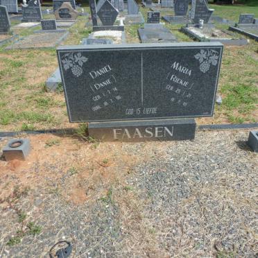 FAASEN Daniel 1914-1996 &amp; Maria 1921-2000