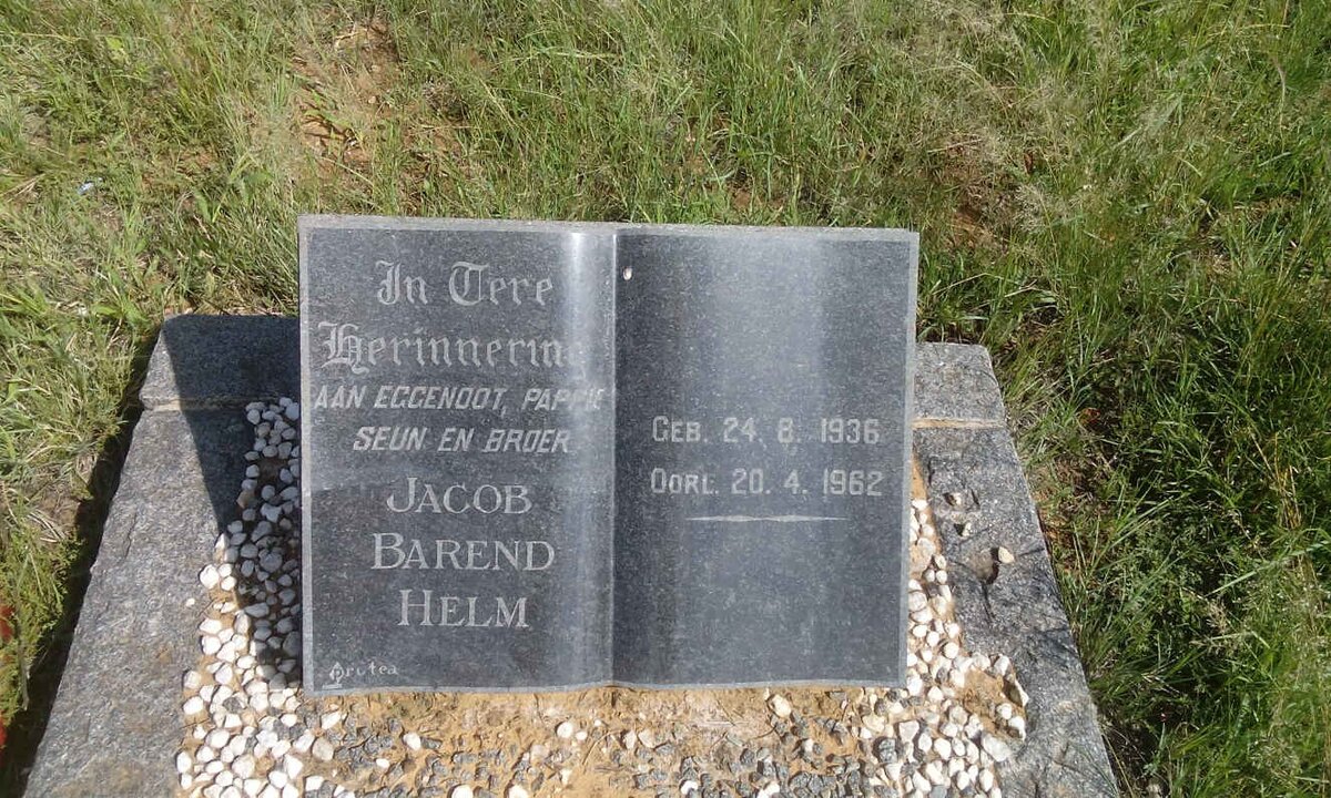 HELM Jacob Barend 1936-1962