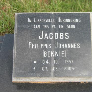 JACOBS Philippus Johannes 1953-2005