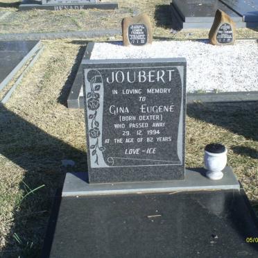 JOUBERT Gina Eugene nee DEXTER -1994