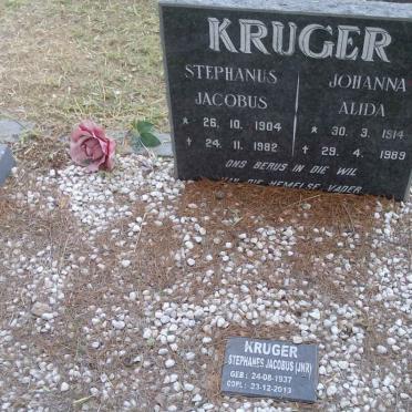 KRUGER Stephanus Jacobus 1904-1982 &amp; Johanna Alida 1914-1989 :: KRUGER Stephanus Jacobus 1937-2013