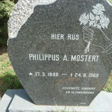 MOSTERT Philippus A. 1898-1969