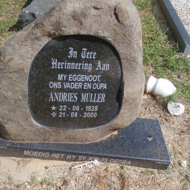 MULLER Andries 1928-2000
