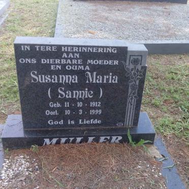 MULLER Susanna Maria 1912-1999