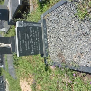 MERWE Casper Jan Hendrik, van der 1924-2011