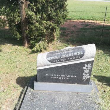 MEYER Marthinus Johannes 1912-1975