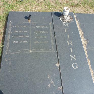 MEIRING Marthinus Johannes 1924-1997