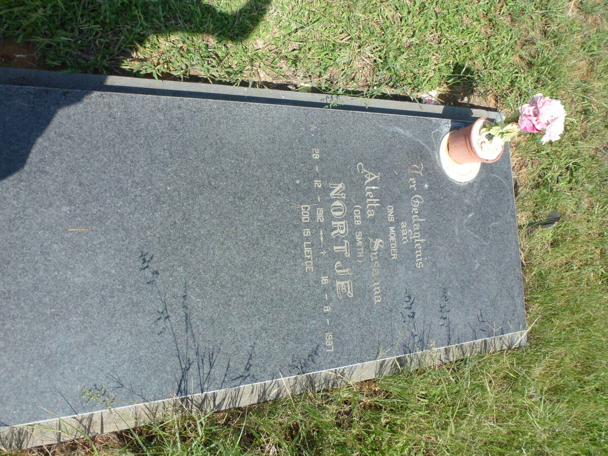 NORTJE Aletta Susanna nee SMITH 1912-1987