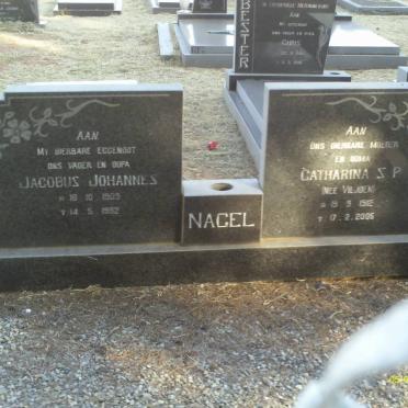 NAGEL Jacobus Johannes 1909-1982 &amp; Catharina S.P. VILJOEN 1912-2005