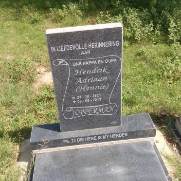 OPPERMAN Hendrik Adriaan 1921-2013
