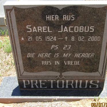 PRETORIUS Sarel Jacobus 1921-2000