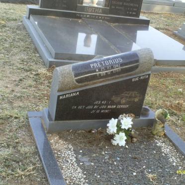 PRETORIUS Gert J. 1942-1980