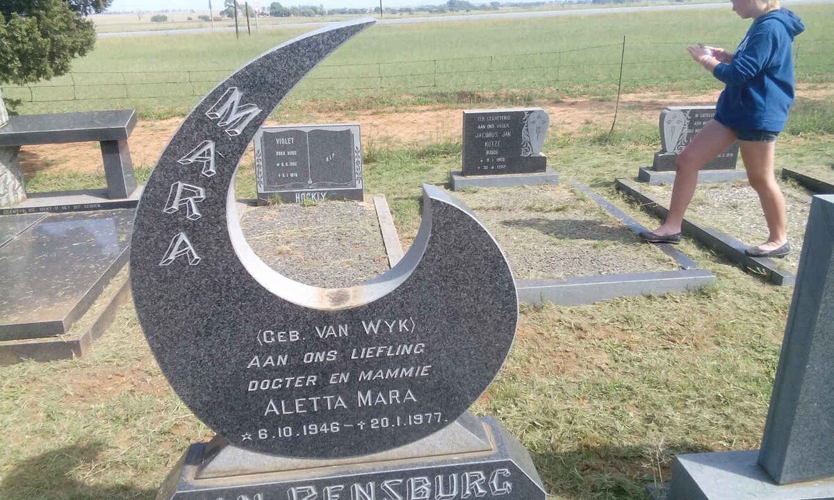 RENSBURG Aletta Mara, van nee VAN WYK 1946-1977