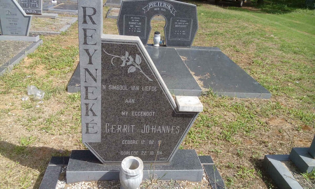 REYNEKE Gerrit Johannes 1951-1994