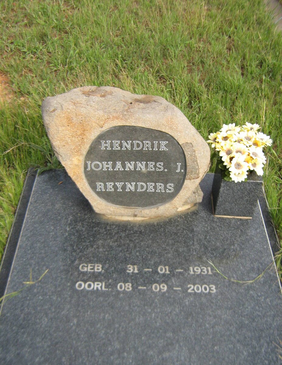 REYNDERS Hendrik Johannes J. 1931-2003