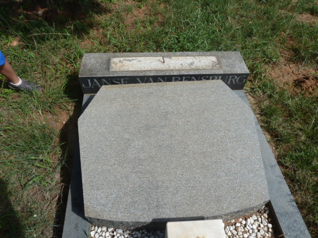 RENSBURG ?, Janse van