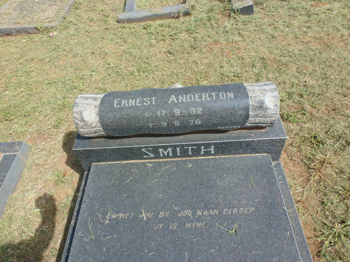 SMITH Ernest Anderton 1932-1978