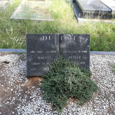 TOIT Johan, du ?-? &amp; Hester 1939-