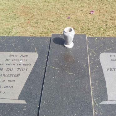 TOIT Jan, du 1910-1979 &amp; Petro 1923-2012