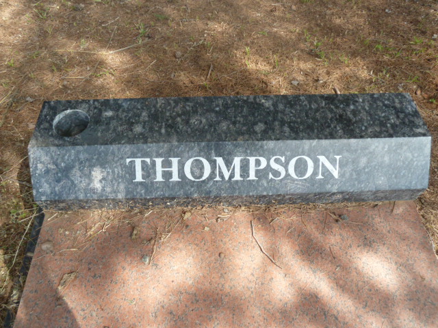 THOMPSON Willem Adriaan 1926-1992 &amp; Elizabeth Christina 1931-2008