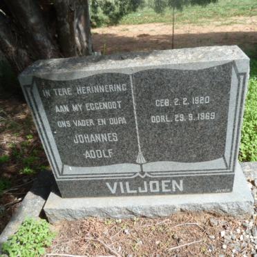 VILJOEN Johannes Adolf 1920-1969