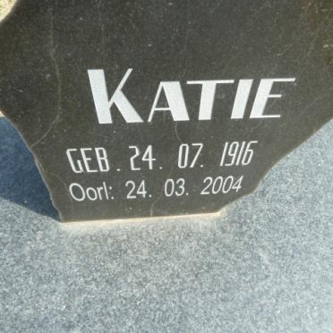 VENTER Katie 1916-2004