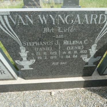 WYNGAARD Stephanus J., van 1928-1973 &amp; Helena C. 1933-1996