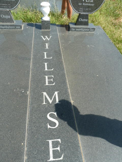 WILLEMSE Christoffel Groenewald &amp; Vera BREDENKAMP