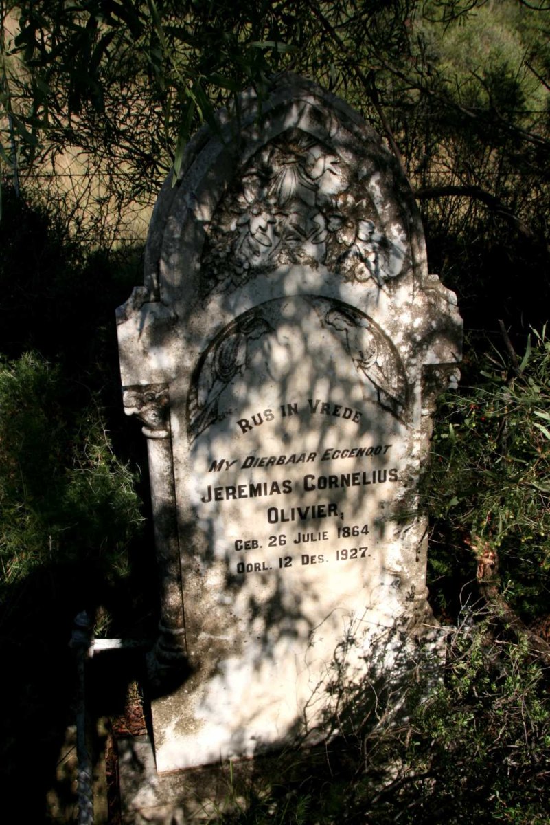 OLIVIER Jeremias Cornelius 1864-1927
