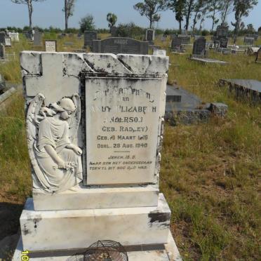 ANDERSON Andy Elizabeth nee RADLEY 1916-1940