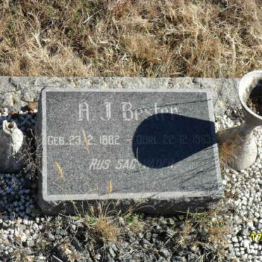 BESTER A.J. 1882-1963