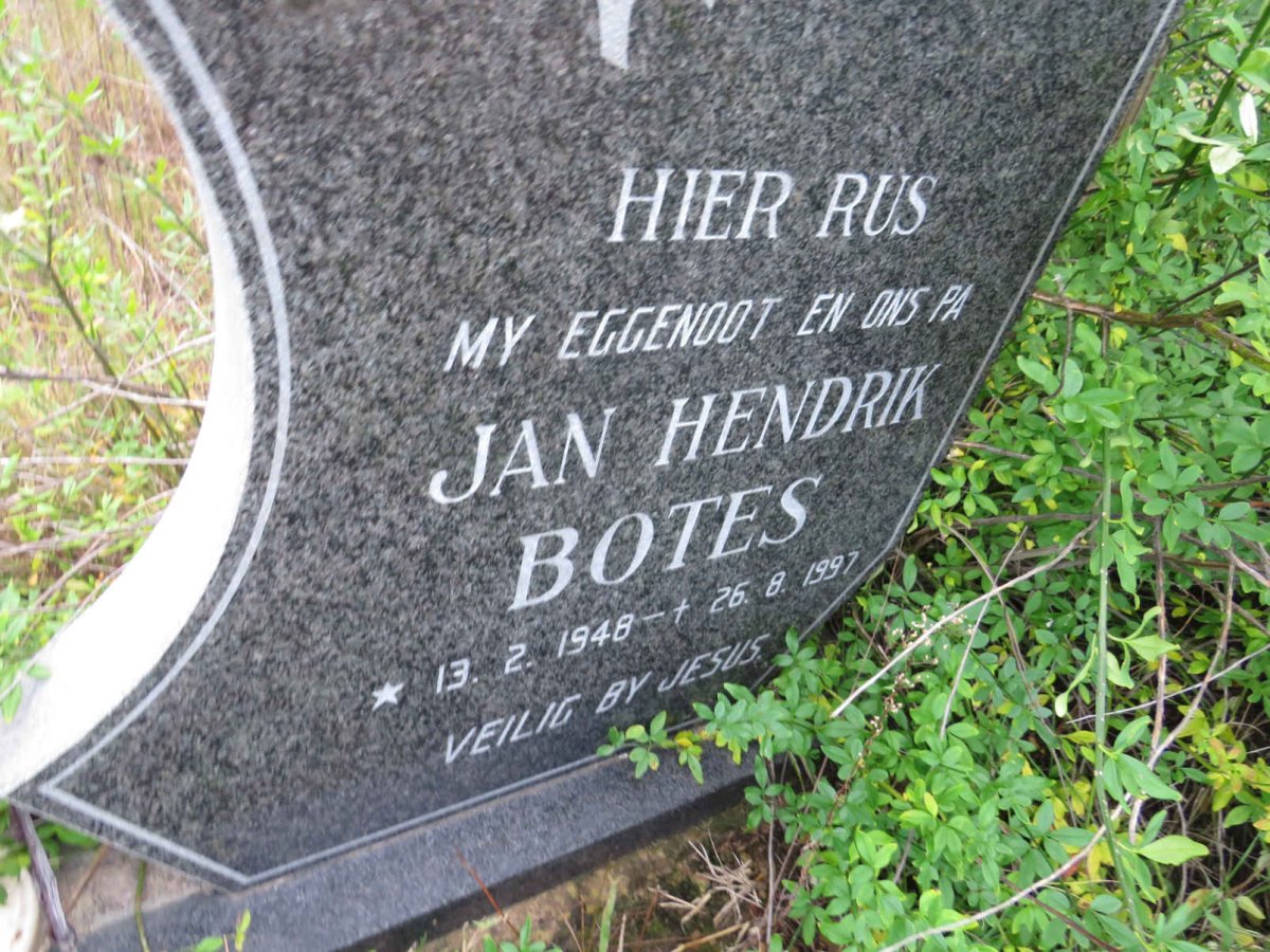 BOTES Jan Hendrik 1948-1997