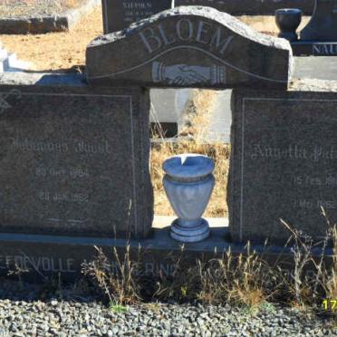 BLOEM Johannes Joost 1894-1962 &amp; Annetta Petronella 1903-1962