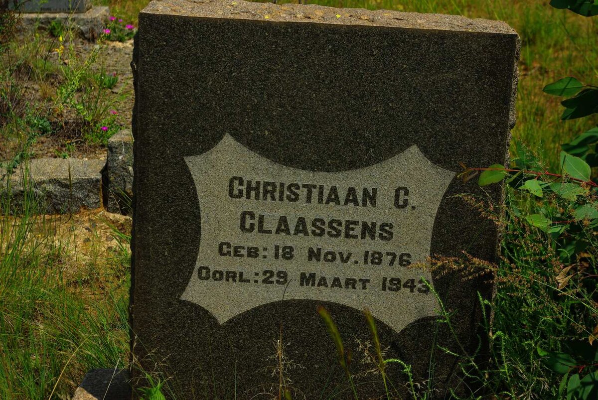 CLAASSENS Christiaan C. 1876-1943