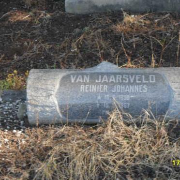 JAARSVELD Renier Johannes, van 1890-1967