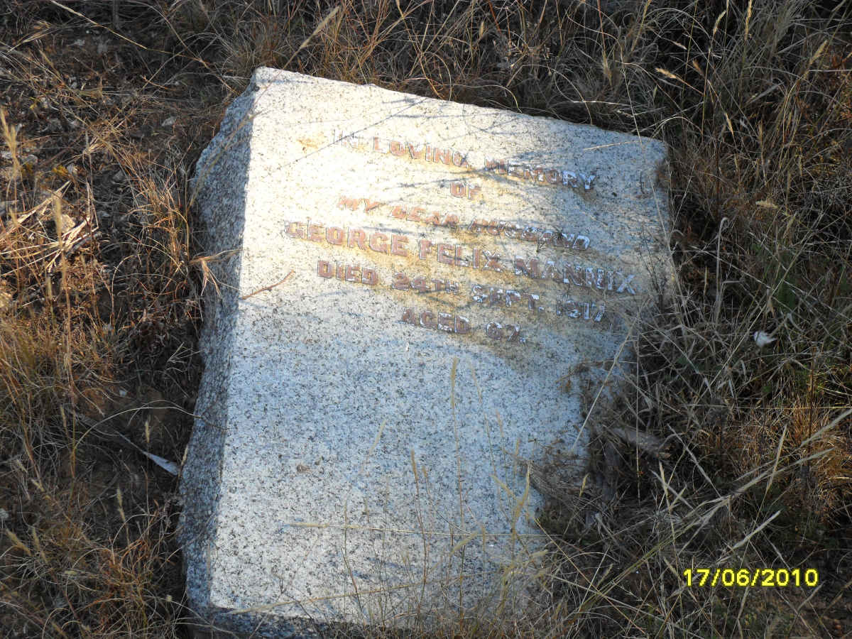 MANNIX George Felix  -1917