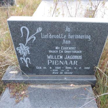 PIENAAR Willem Jacobus 1921-1990