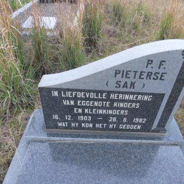 PIETERSE P.F. 1903-1982