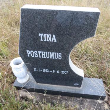 POSTHUMUS Tina 1923-2007
