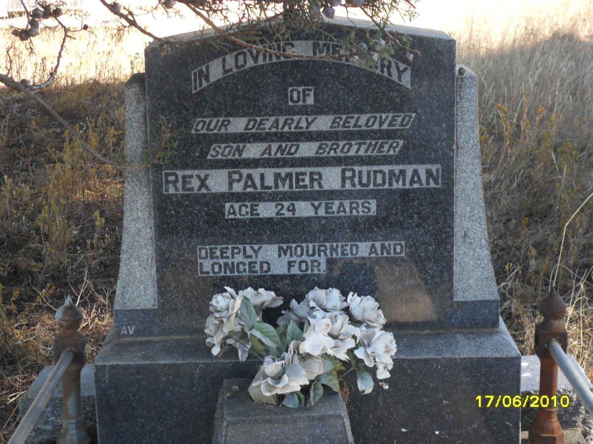 RUDMAN Rex Palmer