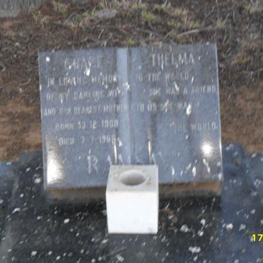 RAMSAY Grace Thema 1908-1966