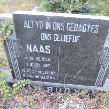 ROOYEN Naas,van 1924-1997