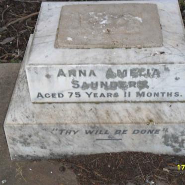 SAUNDERS Anna Amelia