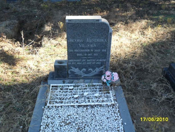 VILJOEN Jacoba Hendrika nee HOLTZHAUSEN