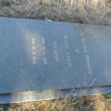 WILKINS Myra Leigh 1894-1970