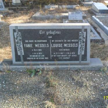 WESSELS Fanie  &amp; Louise MARAIS