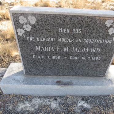 TALJAARD Maria E.M. 1896-1980