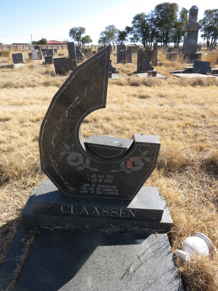 CLAASSEN Angenesta Louisa 1967-1992
